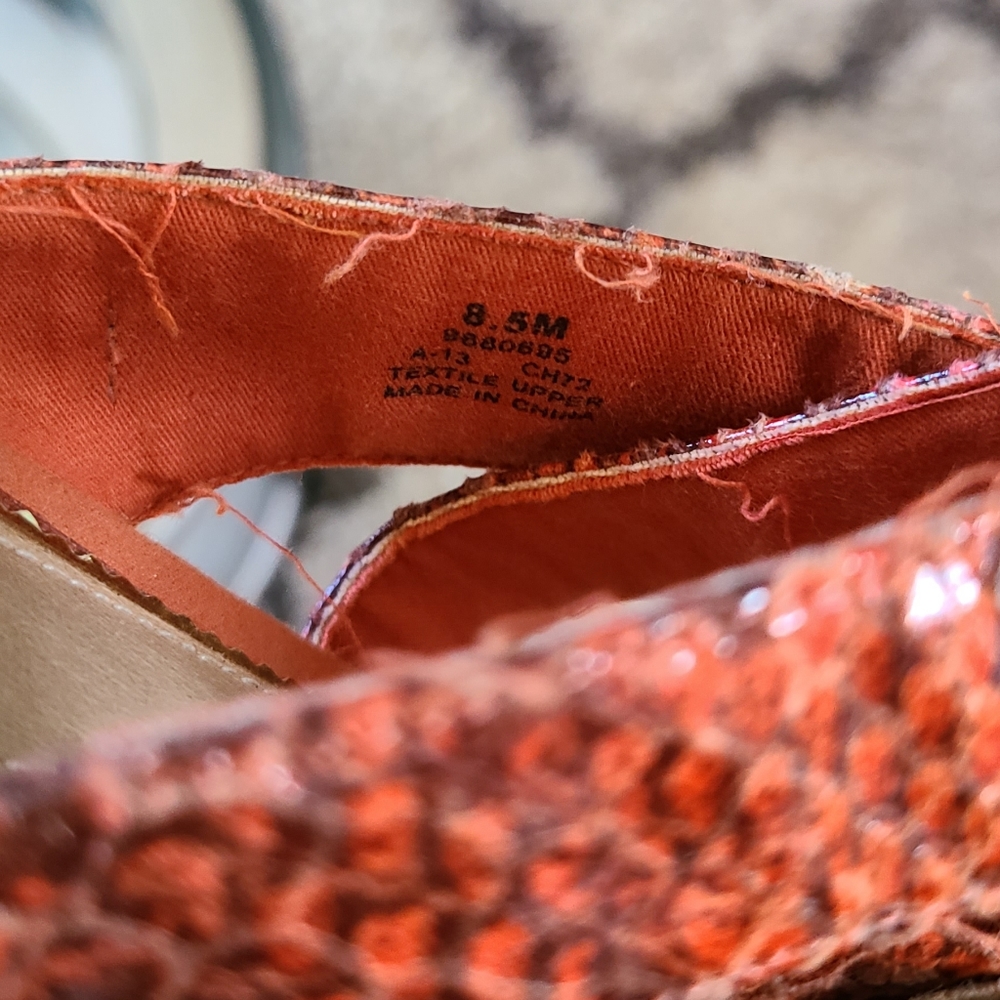 Sperry Topsider Espadrilles Maris Wedge Sandal Or… - image 6